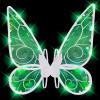 imageSpooktacular Creations Girls Women Butterfly Wing Halloween Light Up Fairy Wing for Kids Adults Halloween Cosplay PartiesGreen