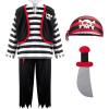 imageSpooktacular Creations Halloween Baby Pirate Costume Infant Pirate Outfit Set for Toddler Pretend RolePlay Dress Up Party