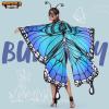 imageSpooktacular Creations Halloween Butterfly Wings Costume for Women Butterfly Wings Adult Women for Halloween Dress UpBlue
