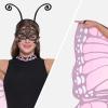 imageSpooktacular Creations Halloween Butterfly Wings Costume for Women Butterfly Wings Adult Women for Halloween Dress UpPink