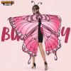 imageSpooktacular Creations Halloween Butterfly Wings Costume for Women Butterfly Wings Adult Women for Halloween Dress UpPink