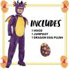 imageSpooktacular Creations Halloween Child Dragon Costume Dinosaur Costume Kids with Wings Eggs for Baby Toddler Dress Up PartyPurple