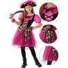 imageSpooktacular Creations Halloween Costumes for Girls Kids Pirate Costume Magenta Pirate Dress for Toddler Role Play Party