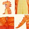 imageSpooktacular Creations Halloween Dinosaur Costume Kids TRex Costume Toddler with Egg for Baby Child Halloween Dressup PartyOrange