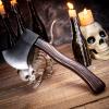 imageSpooktacular Creations Halloween Fake Hatchet Prop Lumberjack Costume Accessories Weapons Toy Realistic Felling Axe for Kids Women Men Halloween Costume Cosplay Party Trick Props