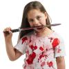 imageSpooktacular Creations Halloween Fake Machete Prop Plastic Machete Knife Fake Knife Weapon Toy for Halloween Costume Accessories Horror Costume Prop