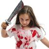 imageSpooktacular Creations Halloween Fake Machete Prop Plastic Machete Knife Fake Knife Weapon Toy for Halloween Costume Accessories Horror Costume Prop