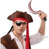 imageSpooktacular Creations Halloween Fake Plastic Sickle Weapon Toy Knife Prop Fake Grim Scythe Weapons for Halloween Costume Accessories Zombie Costume