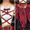 imageSpooktacular Creations Halloween Kids Pirate Costume Pirate Dress for Girls Buccaneer Princess Outfit for Toddler DressUpBlack