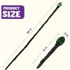 imageSpooktacular Creations Halloween LED Witch Staff Vintage Cane Light Up Magic Walking Cane Prop Stick Accessory for Halloween Party Dress Up Pretend Play Costume
