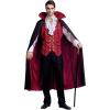 imageSpooktacular Creations Halloween Men Vampire CostumeHalloween Mens Vampire Cape Dracula Costume MenRed