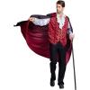 imageSpooktacular Creations Halloween Men Vampire CostumeHalloween Mens Vampire Cape Dracula Costume MenRed