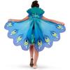 imageSpooktacular Creations Halloween Peacock Costume for Girls Kids Peacock Dress with Headband Toddler Outfit for Halloween