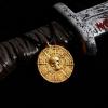 imageSpooktacular Creations Halloween Pirate Coin Necklace Pirate Skull Necklace Accessories for Men Women Halloween Cosplay Pirates Costume Halloween Dress Up Party FavorsGold