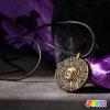 imageSpooktacular Creations Halloween Pirate Coin Necklace Pirate Skull Necklace Accessories for Men Women Halloween Cosplay Pirates Costume Halloween Dress Up Party FavorsAntique Bronze