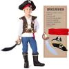 imageSpooktacular Creations Halloween Pirate Costume Kids Boys Pirate Costume Set for Toddler Halloween DressUp Themed PartyBlue