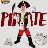 imageSpooktacular Creations Halloween Pirate Costume Kids Boys Pirate Costume Set for Toddler Halloween DressUp Themed PartyRed