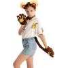 imageSpooktacular Creations Halloween Puppy Dalmatian Lion Monkey Costume Accessories Set Animal Costume with Animal Ears and TailMonkey