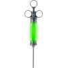 imageSpooktacular Creations Halloween Radioactive Glowing Syringe Prop Large Glow Syringes with Green Tube Kids Women Men Mad Scientist Costume Accessories Halloween Doctor Cosplay Accessory