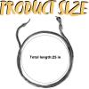 imageSpooktacular Creations Halloween Snake Bracelet ampamp Necklace Bendable Arm Cuff Jewelry for Kids Adults ampamp Women  Flexible Adjustable Snake Decor Halloween Costume AccessorySilver