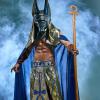 imageSpooktacular Creations Halloween Staff Egyptian Costume Walking Cane Accessories for Dress Up Gold Egyptian Style Walking Stick Toy Prop for Kids Women Men Halloween Cosplay Party Pretend Play