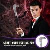 imageSpooktacular Creations Halloween Walking Cane Eagle Head Staff Costume Accessories for Halloween Themed Party Eagle Cosplay Prop Stick for Dress Up Party and Pretend Play Costume