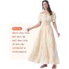 imageSpooktacular Creations Halloween Women Renaissance Costume Medieval Chemise Dress Pirate Peasant Top Irish UnderDressBeige