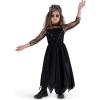 imageSpooktacular Creations Kids Halloween Costumes Princess Costume for Girls Black Dress Outfit with Crown for Halloween