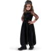 imageSpooktacular Creations Kids Halloween Costumes Princess Costume for Girls Black Dress Outfit with Crown for Halloween
