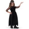 imageSpooktacular Creations Kids Halloween Costumes Princess Costume for Girls Black Dress Outfit with Crown for Halloween