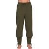 imageSpooktacular Creations Men Halloween Medieval Renaissance Pants With Pocket Ankle Banded Pirate Pants Viking CostumeArmy Green