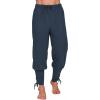 imageSpooktacular Creations Men Halloween Medieval Renaissance Pants With Pocket Ankle Banded Pirate Pants Viking CostumeNavy