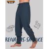 imageSpooktacular Creations Men Halloween Medieval Renaissance Pants With Pocket Ankle Banded Pirate Pants Viking CostumeNavy