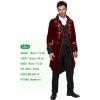 imageSpooktacular Creations Men Medieval Steampunk Tailcoat for Halloween Costume Men Wine Red Steampunk Costume