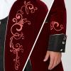 imageSpooktacular Creations Men Medieval Steampunk Tailcoat for Halloween Costume Men Wine Red Steampunk Costume