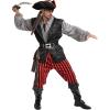 imageSpooktacular Creations Men Pirate Costume Adult Pirate Shirt Vest Viking Pants Hat Set for Halloween Themed PartiesGray