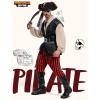 imageSpooktacular Creations Men Pirate Costume Adult Pirate Shirt Vest Viking Pants Hat Set for Halloween Themed PartiesKhaki