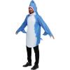 imageSpooktacular Creations Men Shark Costume for Adult Halloween Costume Party Shark outfits Animal Theme Cosplay PartyBlue