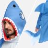 imageSpooktacular Creations Men Shark Costume for Adult Halloween Costume Party Shark outfits Animal Theme Cosplay PartyBlue