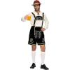 imageSpooktacular Creations Mens German Bavarian Oktoberfest Costume Set Beer Costume Hat for Adults Halloween and Beer FestivalDark