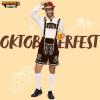 imageSpooktacular Creations Mens German Bavarian Oktoberfest Costume Set Beer Costume Hat for Adults Halloween and Beer FestivalDark Brown