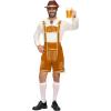 imageSpooktacular Creations Mens German Bavarian Oktoberfest Costume Set Beer Costume Hat for Adults Halloween and Beer FestivalGinger