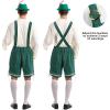 imageSpooktacular Creations Mens German Bavarian Oktoberfest Costume Set Beer Costume Hat for Adults Halloween and Beer FestivalGreen