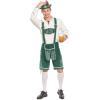imageSpooktacular Creations Mens German Bavarian Oktoberfest Costume Set Beer Costume Hat for Adults Halloween and Beer FestivalGreen