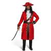 imageSpooktacular Creations Mens Pirate Captain Costume Set Red Deluxe Captain Outfit for Adult Halloween Dress Up Party Cosplay