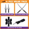 imageSpooktacular Creations Ninja Swords Backpack Weapon Toy Set with Swords and Knives for Kids Ninja Costume Accessories for Cosplay Dressup Party