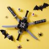imageSpooktacular Creations Ninja Swords Backpack Weapon Toy Set with Swords and Knives for Kids Ninja Costume Accessories for Cosplay Dressup Party