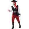 imageSpooktacular Creations Pirate Costume Men for Halloween Costume Adult Caribbean Sea Captain Robber Costume