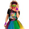 imageSpooktacular Creations Rainbow 80s Costume Set with TShirt Tutu Headband ampamp Others Halloween Cosplay Accessories