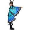 imageSpooktacular Creations Rainbow Butterfly Wing Kids Halloween Butterfly Costume for Girls with Lace Mask and Bug Headband for Halloween Costume PartyBlue